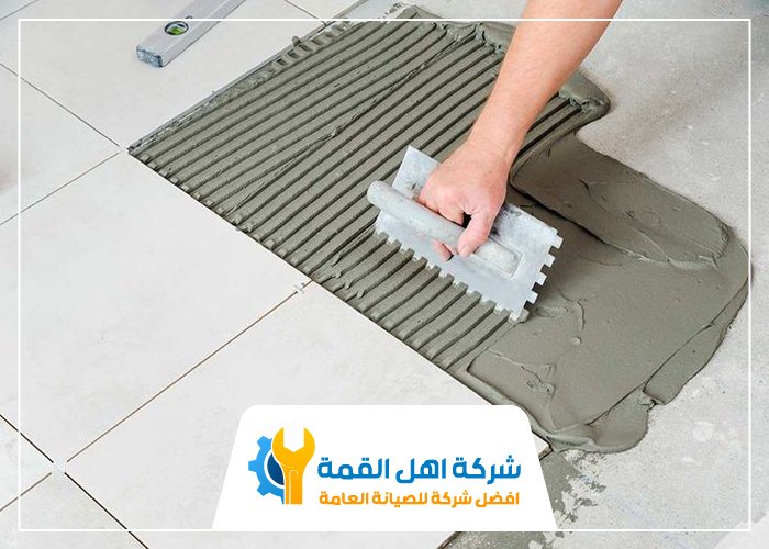 تركيب سيراميك في النباعة